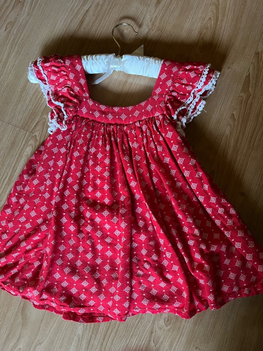 Western country four year old dress boho ruffles 4t cute Dress vintage 90s y2k